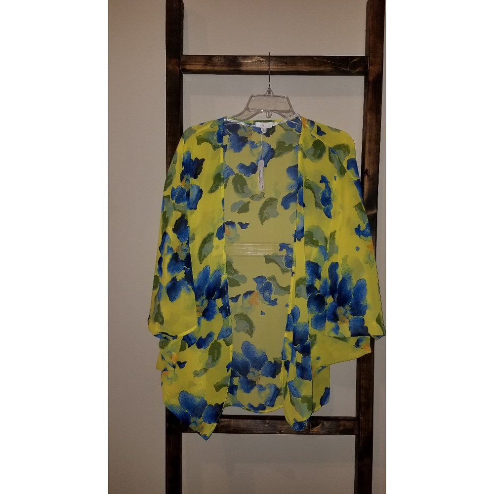 Floral kimono cardigan